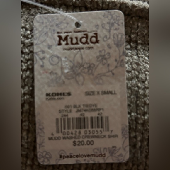 Juniors Mudd Tye Dyed Tunic Tee - XS - Picture 3 of 4